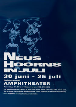 Poster NEUSHOORNS IN JULI