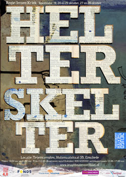 Poster HELTER SKELTER (i.s.m. jeugdtheater Overijssel)